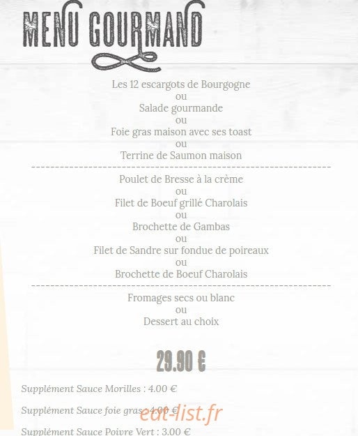 Le Grill — carte page 4