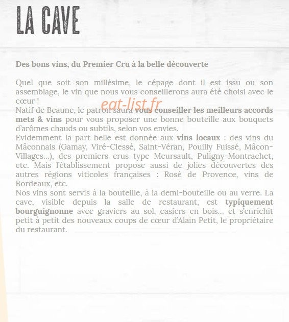 Le Grill — carte page 6