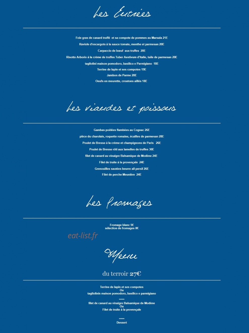 Le Moulin de Bourgchateau — carte page 1