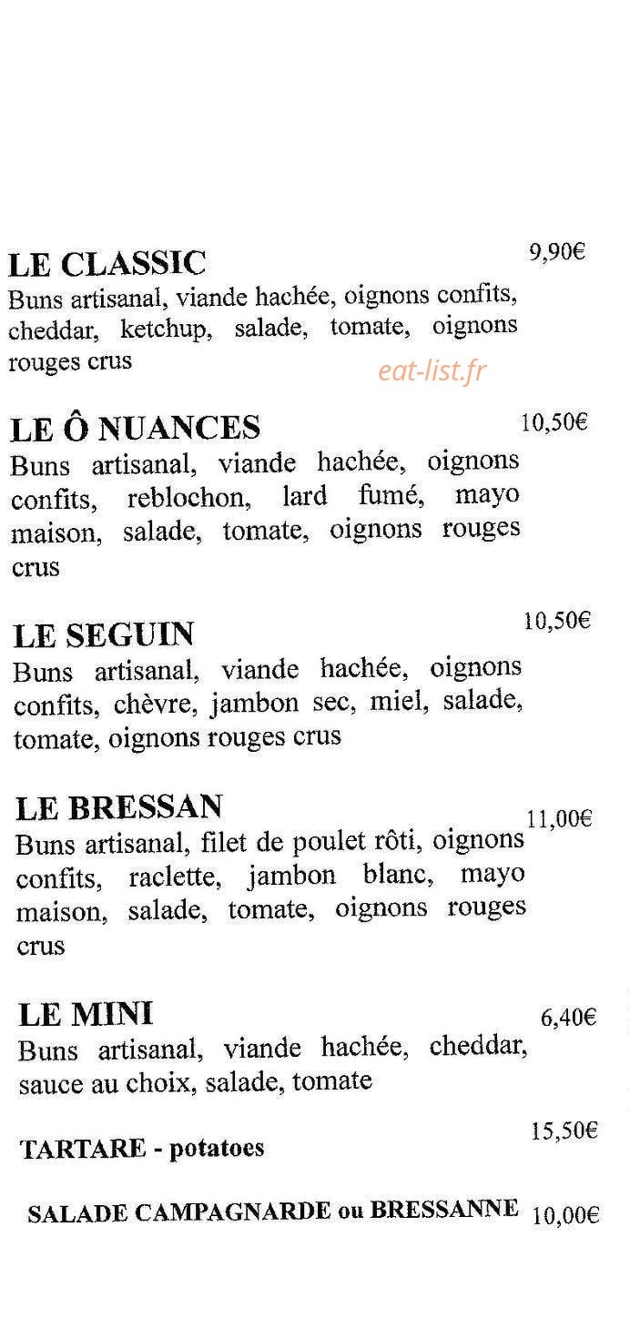 Ô Nuances — carte page 15