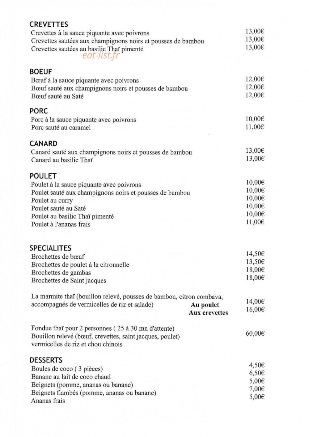Ô Nuances — carte page 2