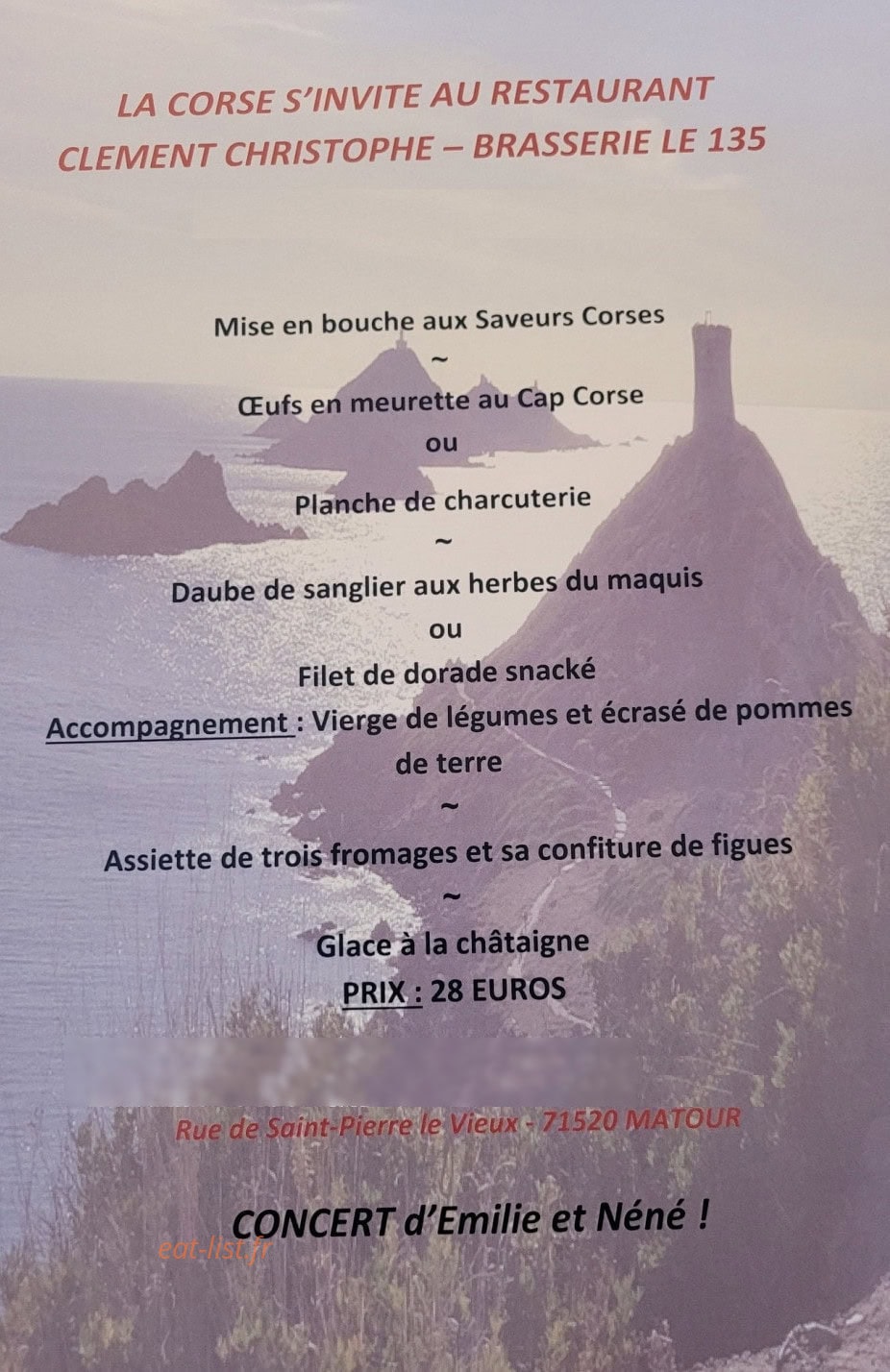 Clément Christophe — carte page 1