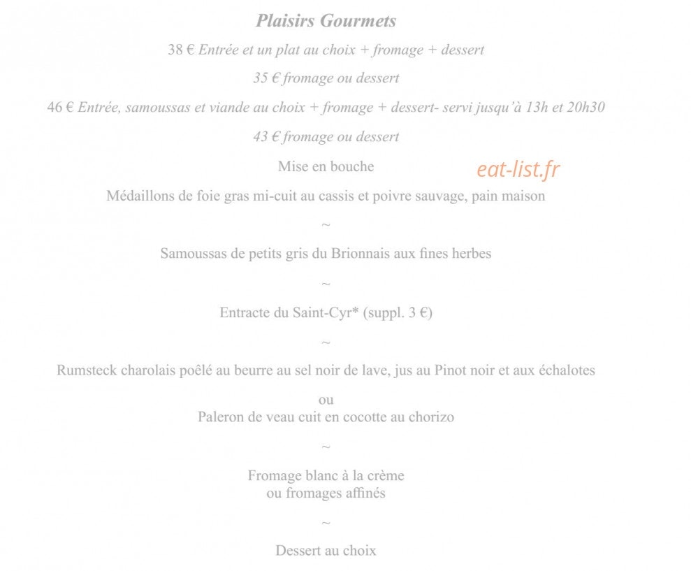 Le Saint Cyr — carte page 2