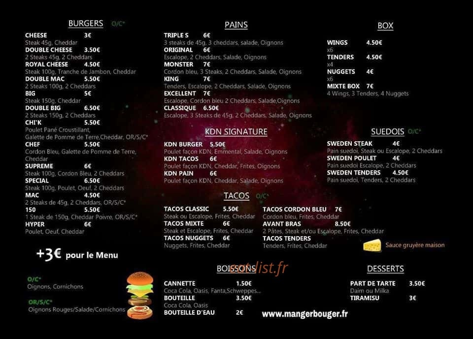 Ka'z Dal Night — carte page 1