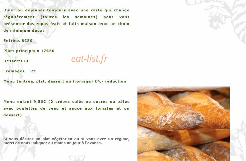 La Roseraie — carte page 1