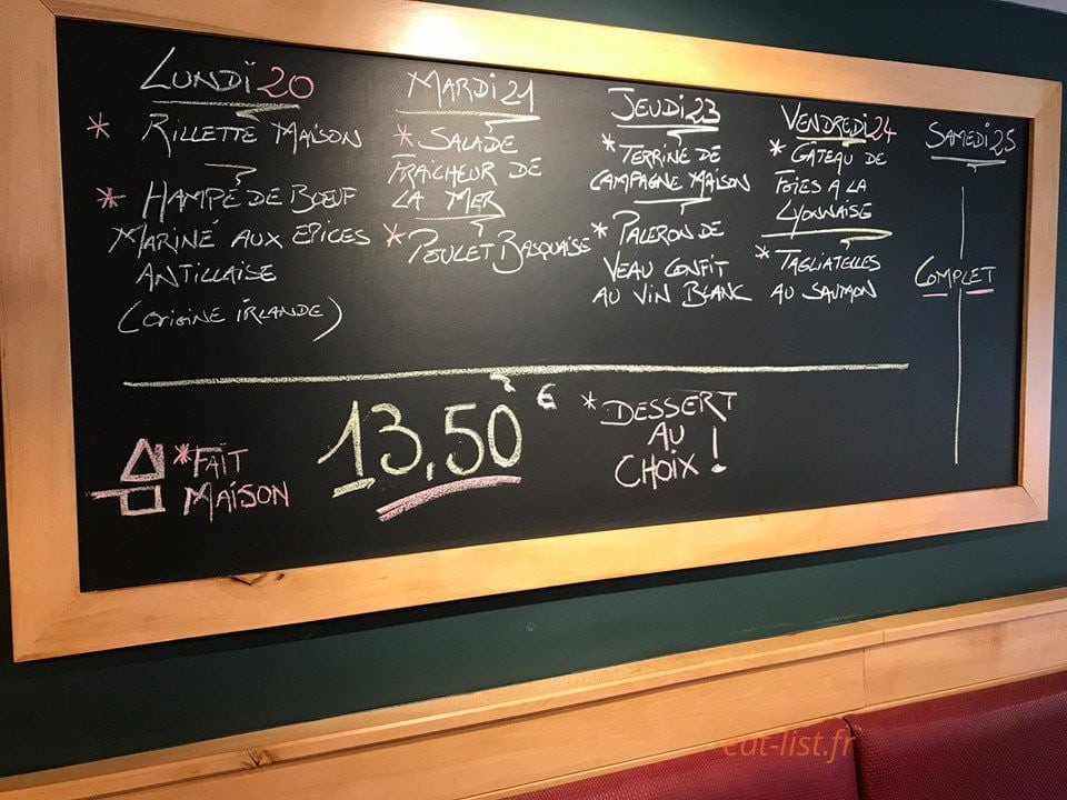 Le Bistrot à Lucenay L'eveque - menu et photos
