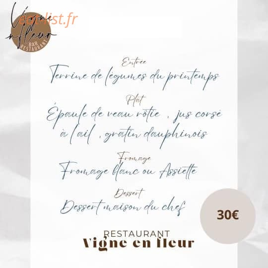 Vigne en Fleur — carte page 1