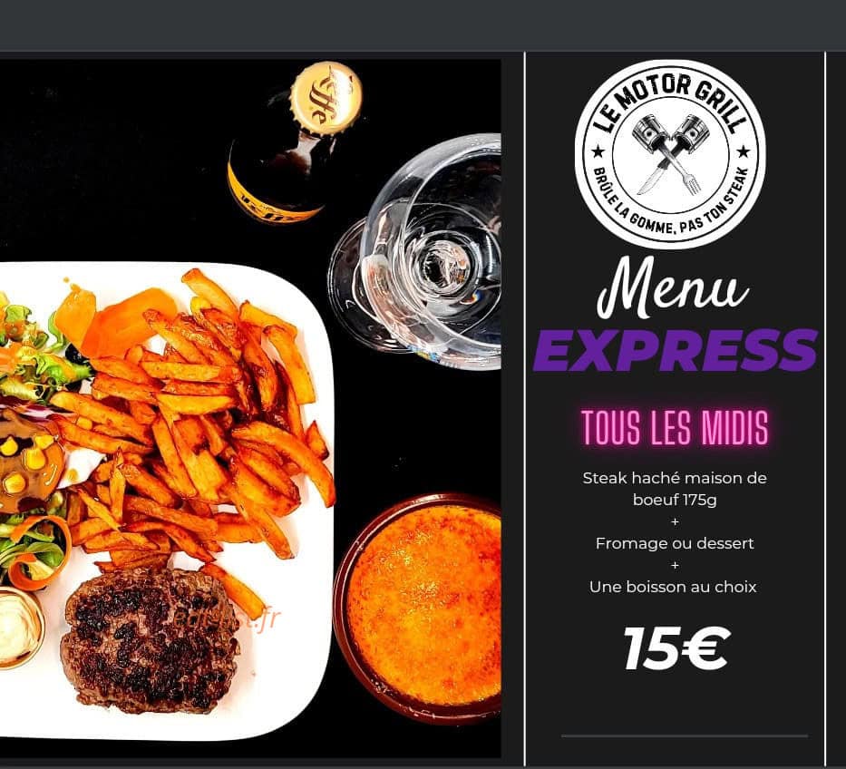 Le Motor Grill — carte page 2