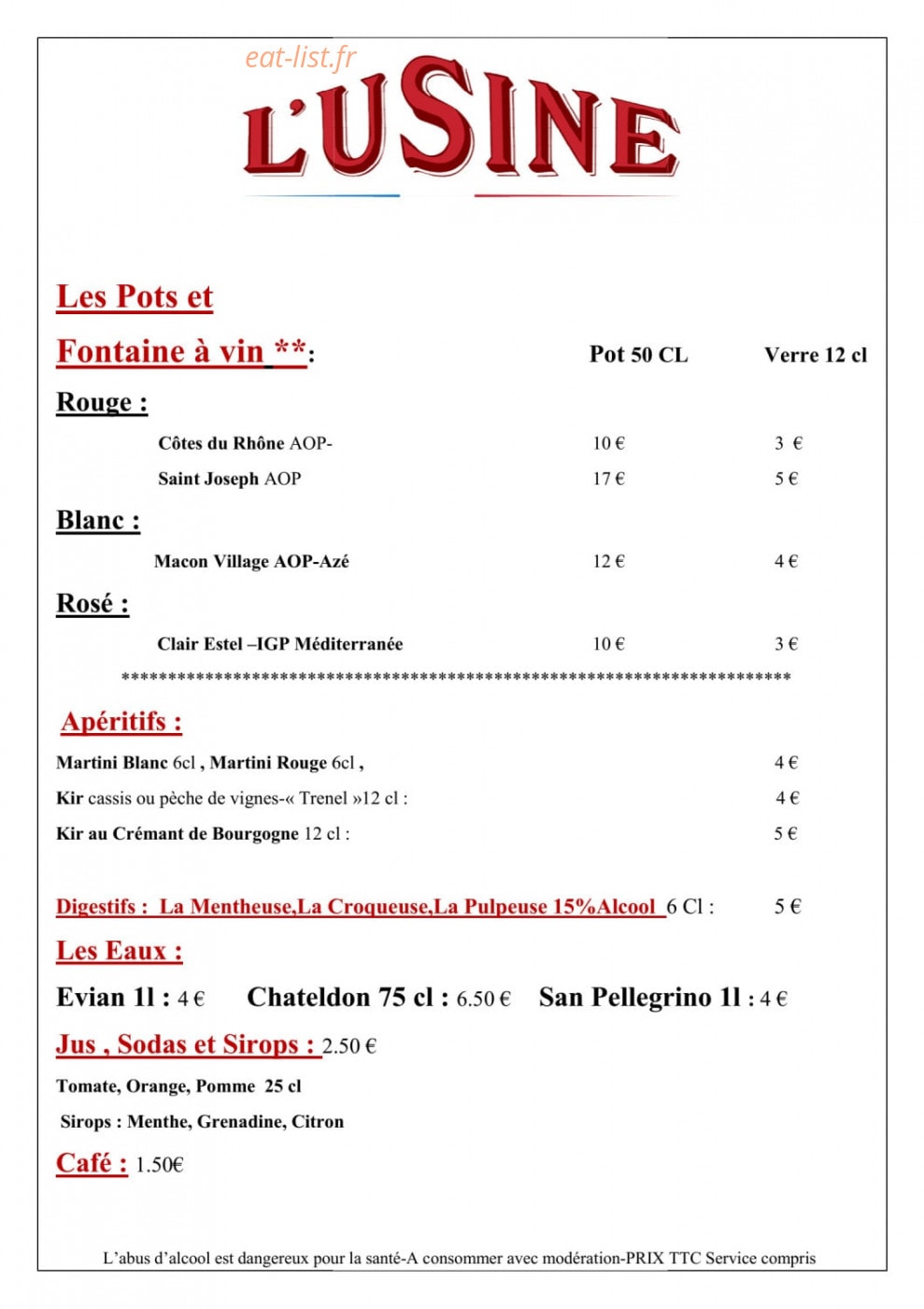 L'usine — carte page 5