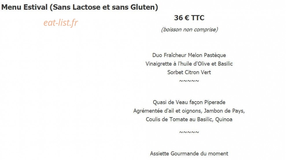 Hotel Restaurant Moulin — carte page 4