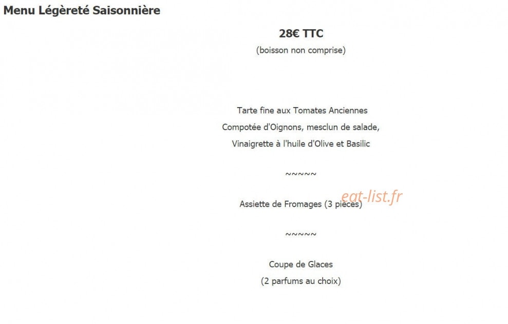 Hotel Restaurant Moulin — carte page 5