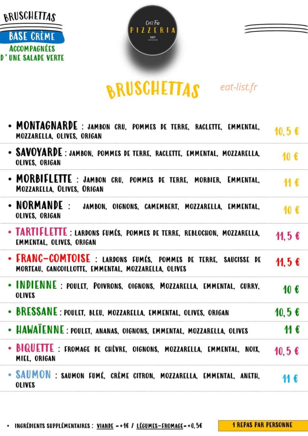 Chez Flo — carte page 4