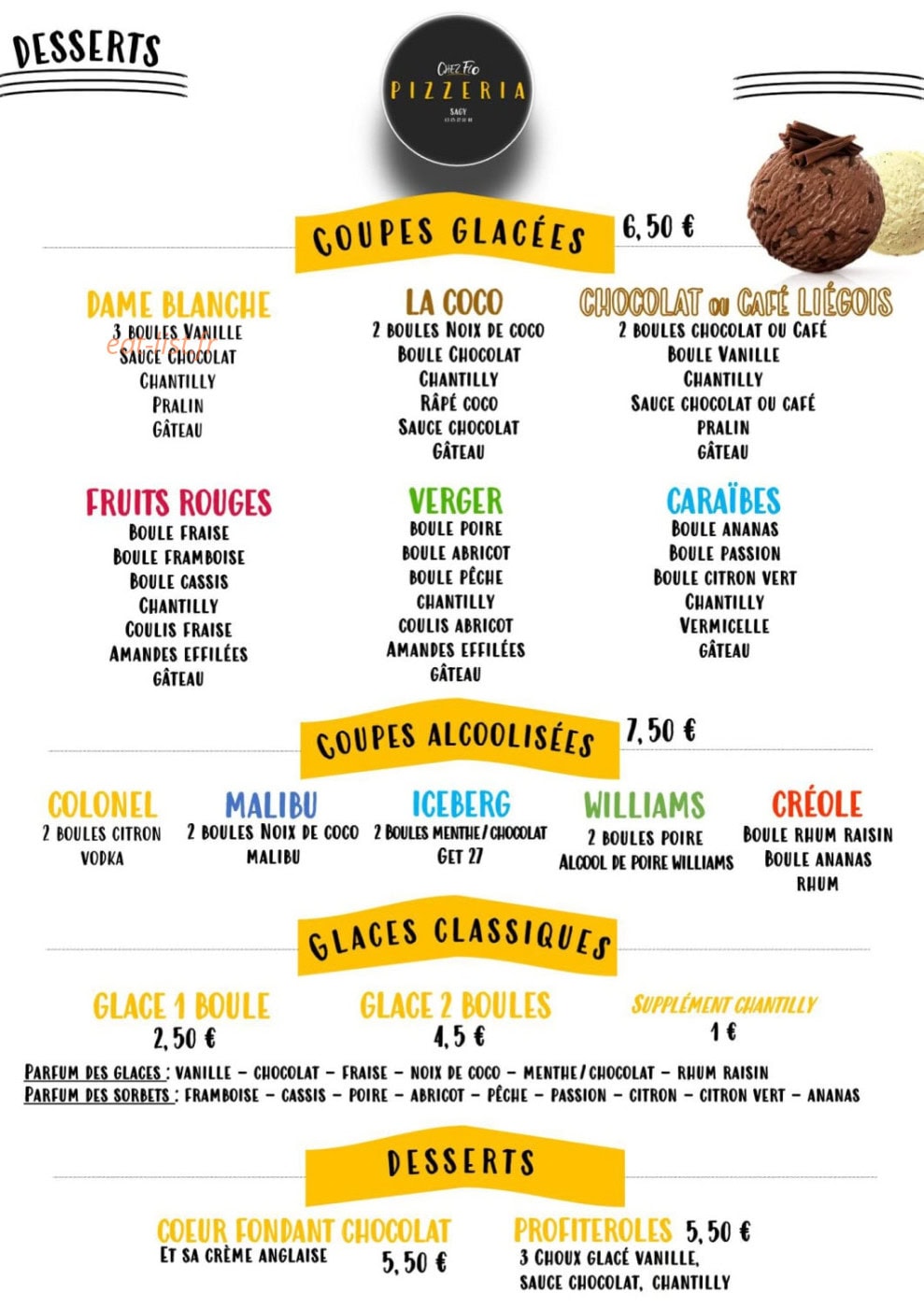 Chez Flo — carte page 7