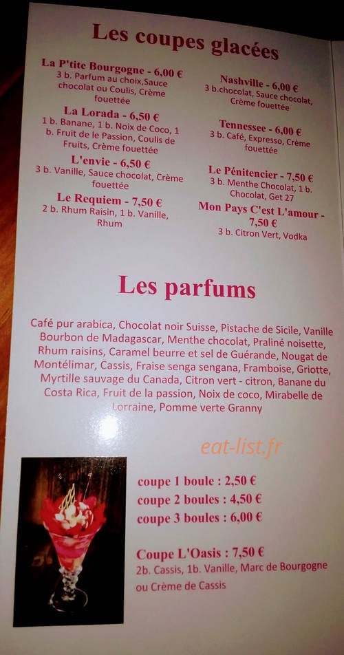 La p'tite Bourgogne — carte page 3