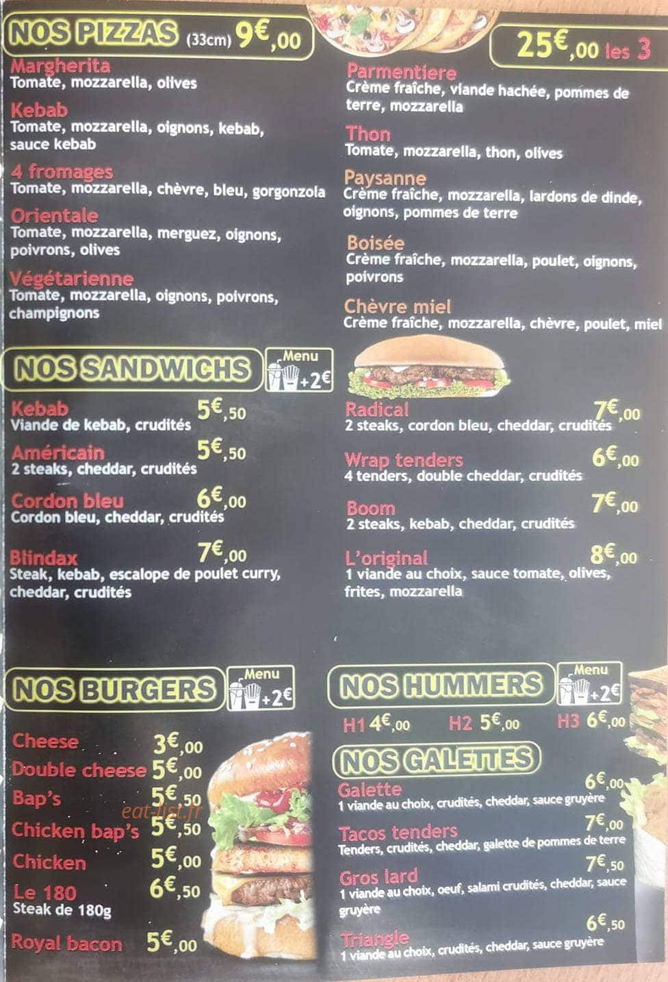 Gergy Kebab — carte page 3