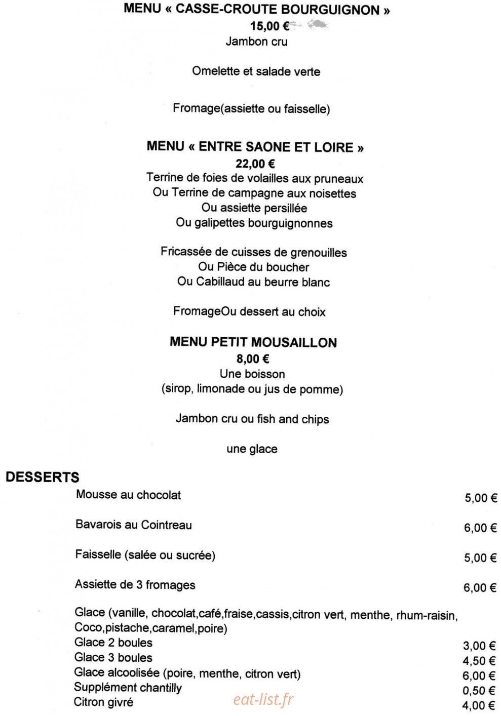 Guinguette  L'eau à la bouche — carte page 4