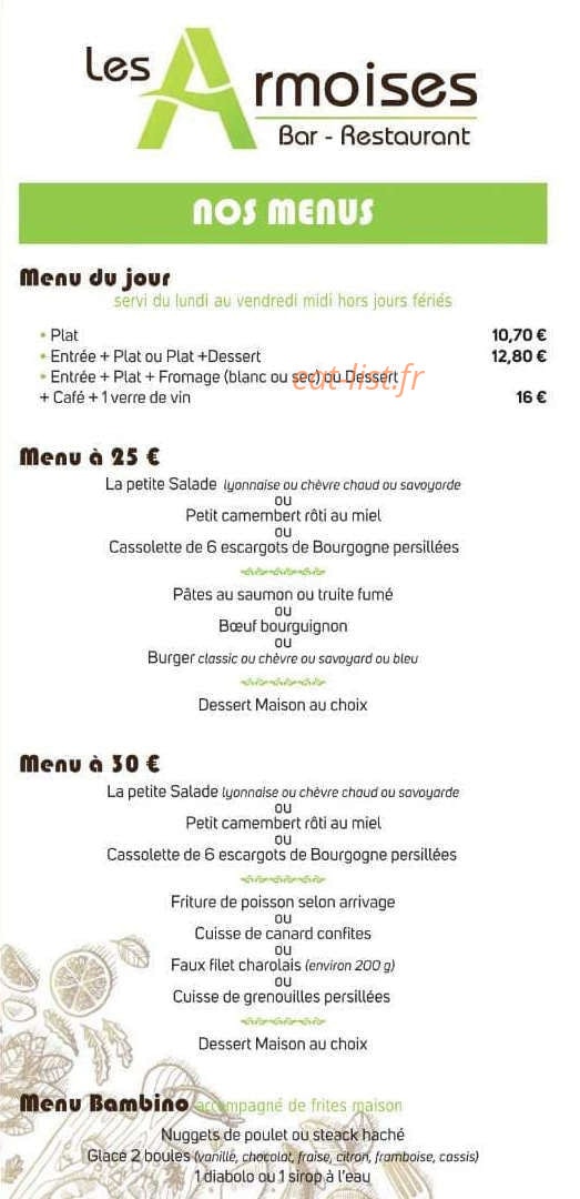 Les Armoises — carte page 2