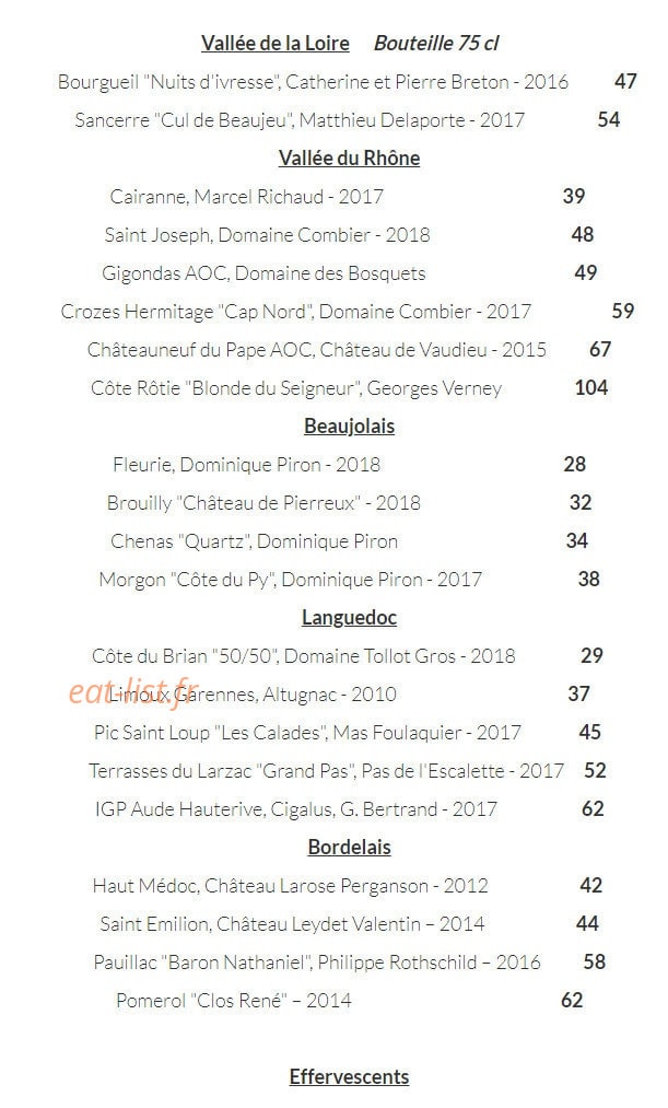 L'Evidence — carte page 6