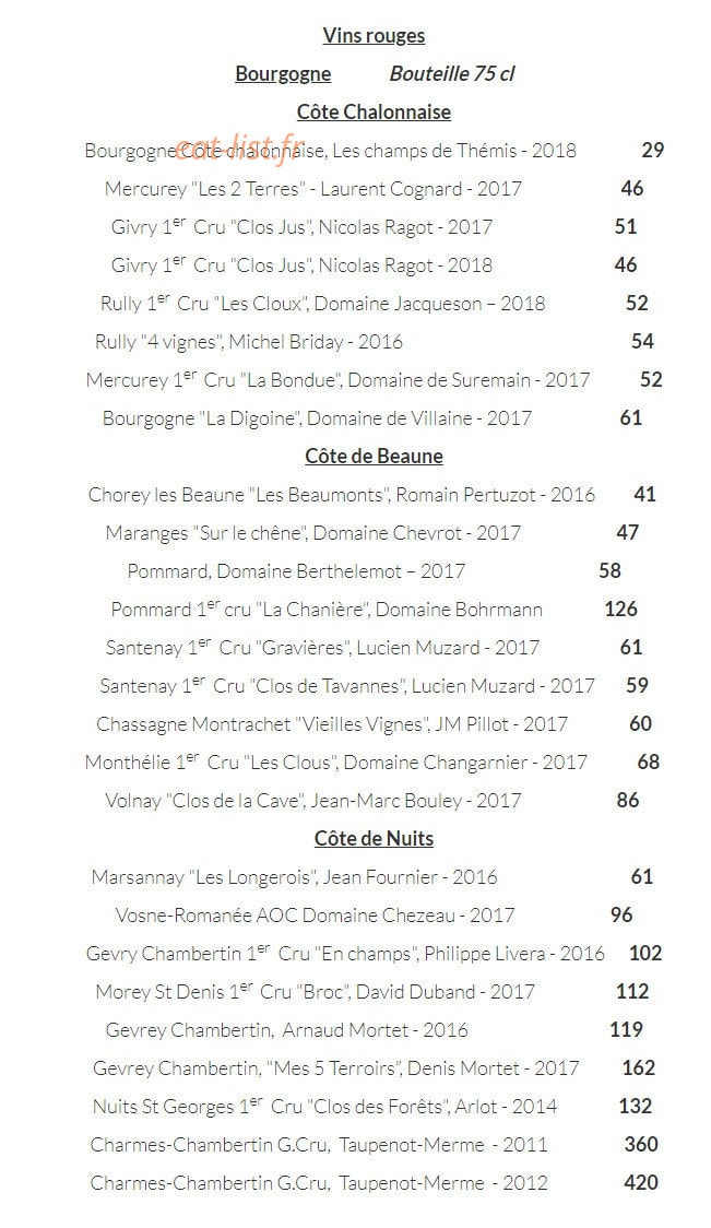 L'Evidence — carte page 5