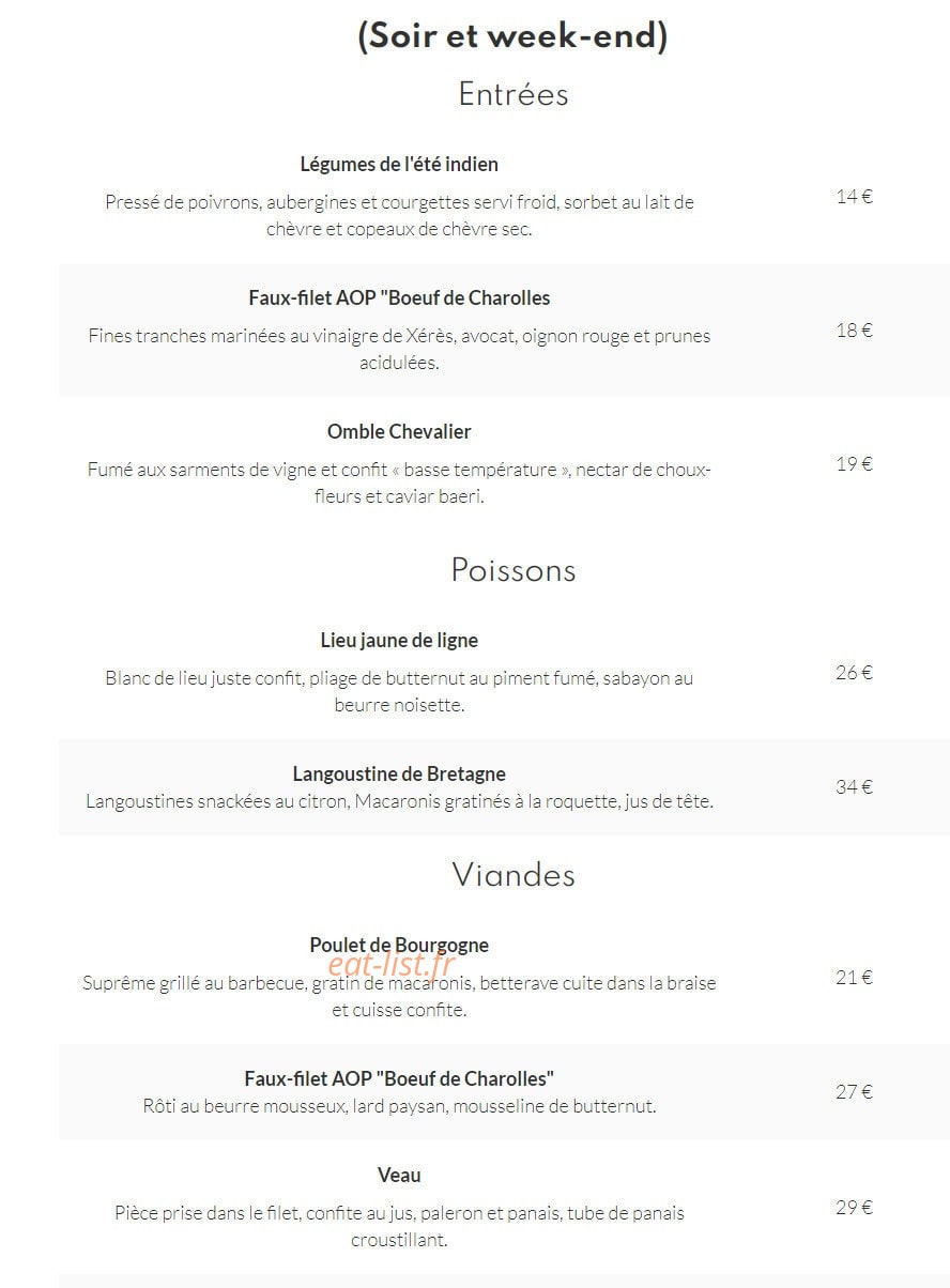 L'Evidence — carte page 1