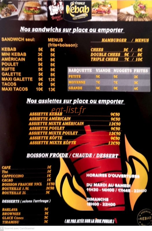 Kebab en Bresse — carte page 2