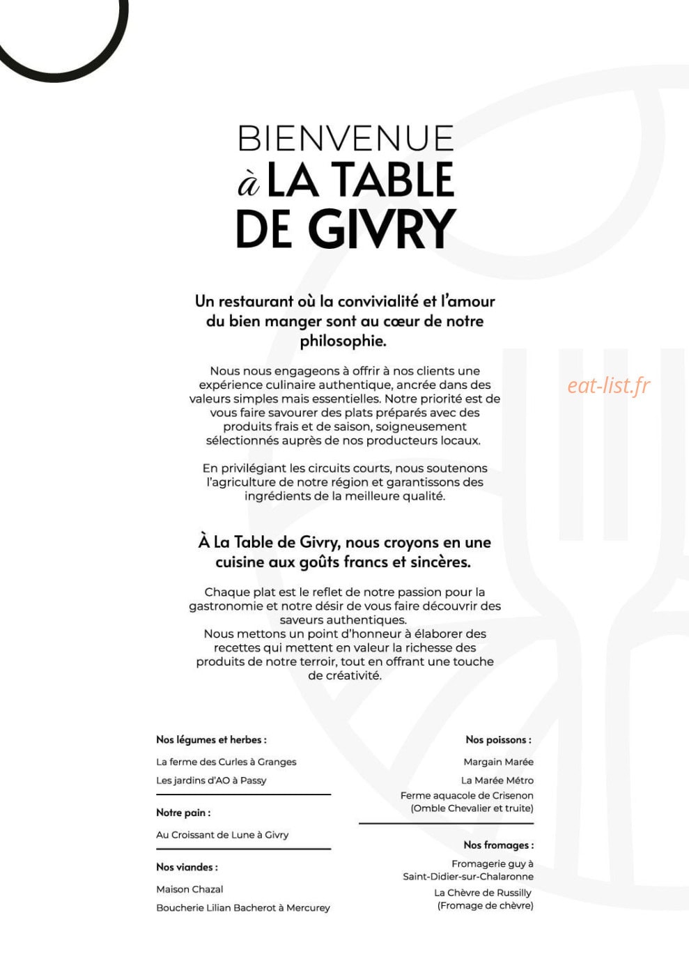 La Table De Givry — carte page 5