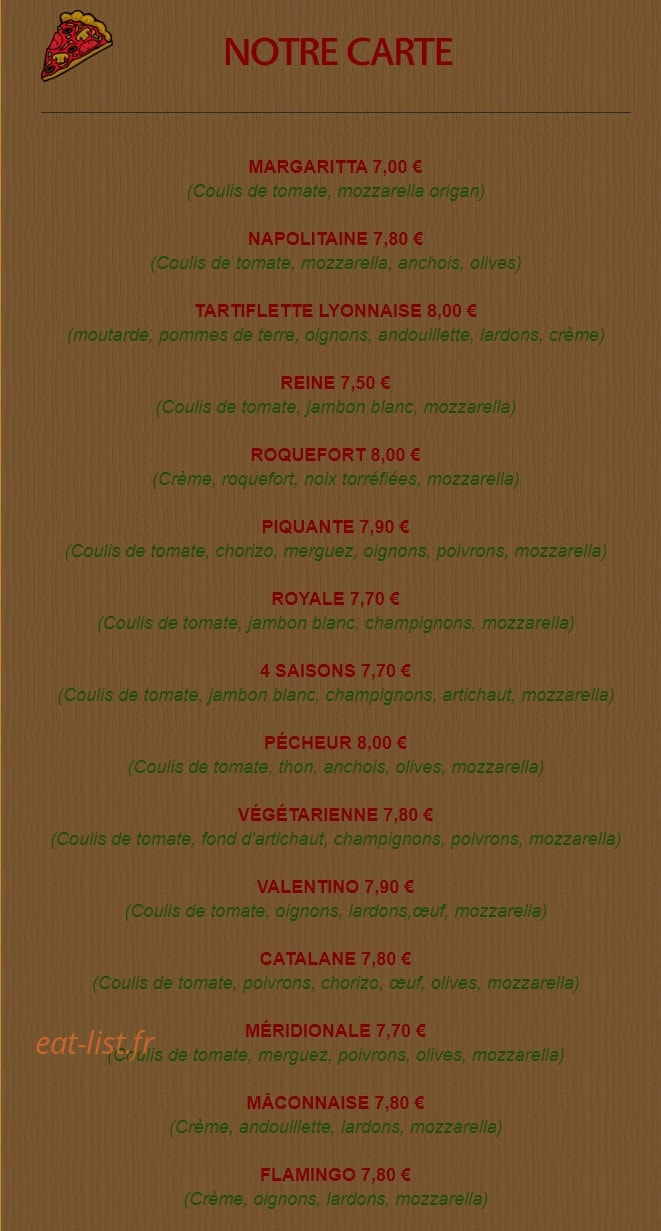 Valentino — carte page 1