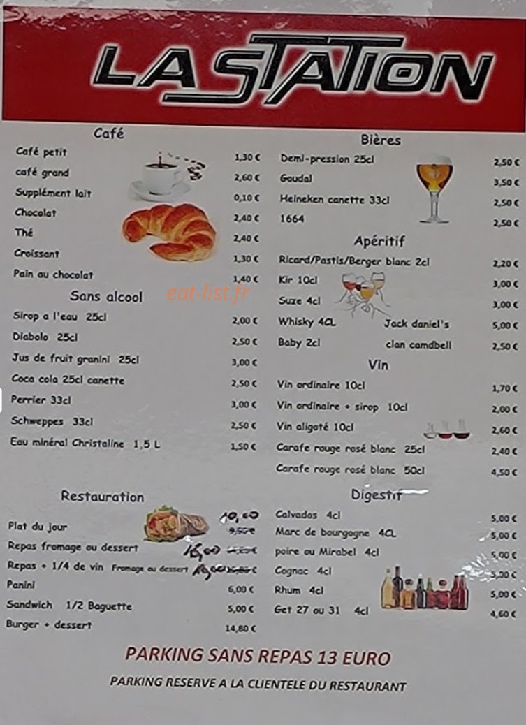 La  station — carte page 1
