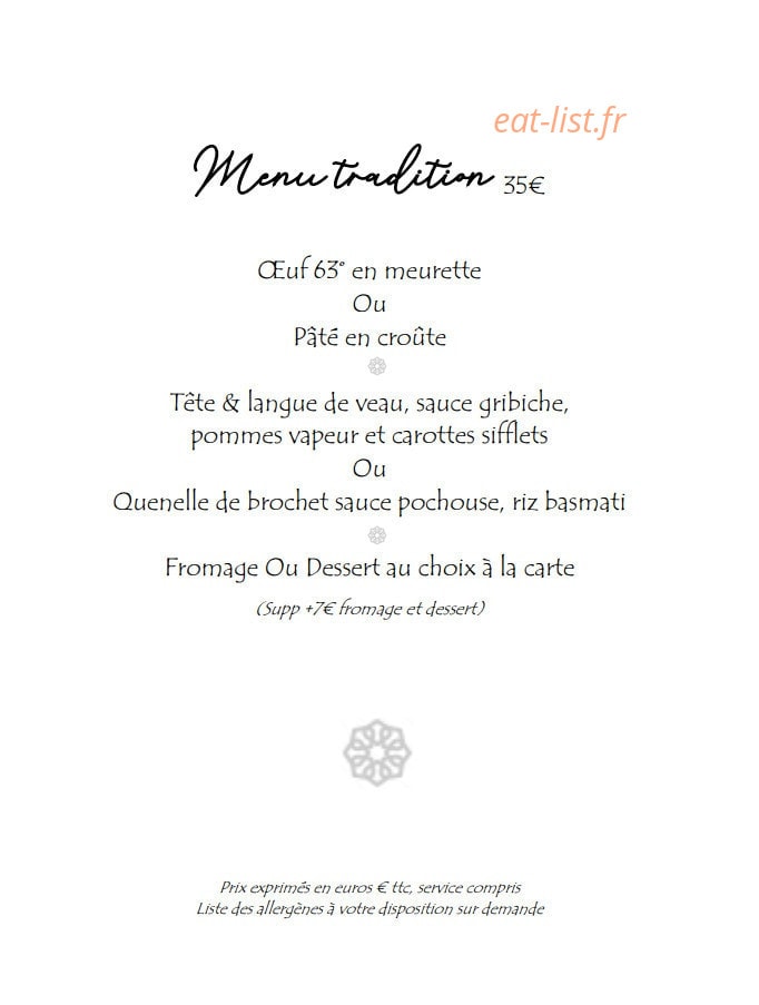 Brasserie Le Quai — carte page 2