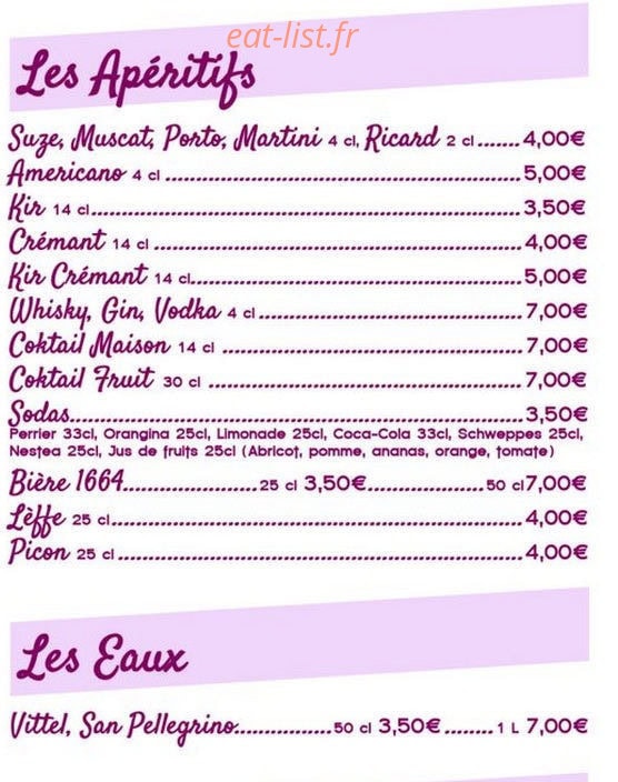 Le Relais de l'Abbaye — carte page 5