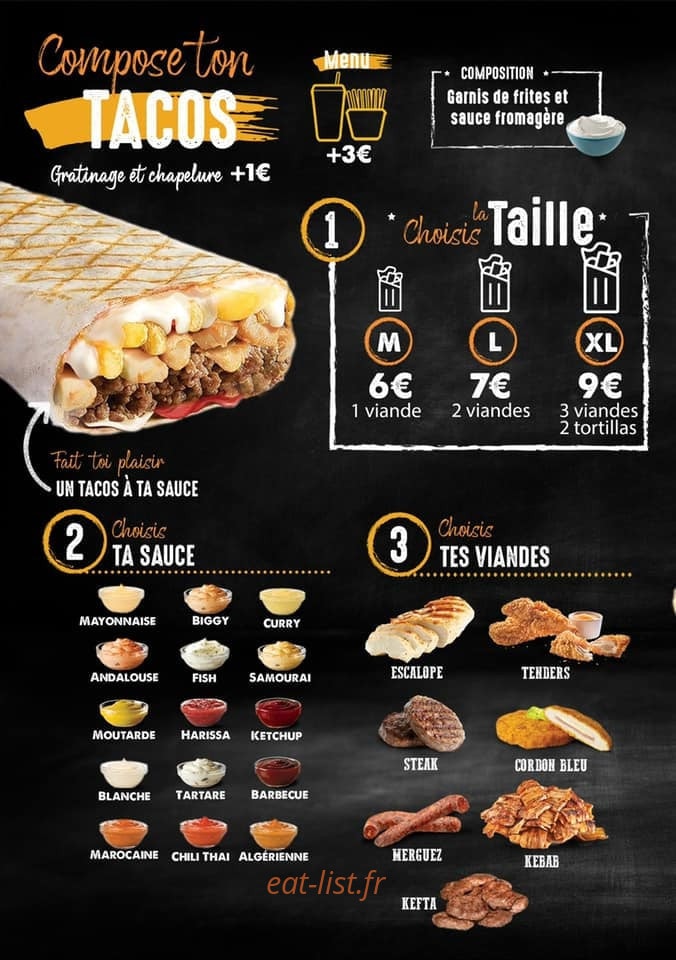 Next Tacos — carte page 2