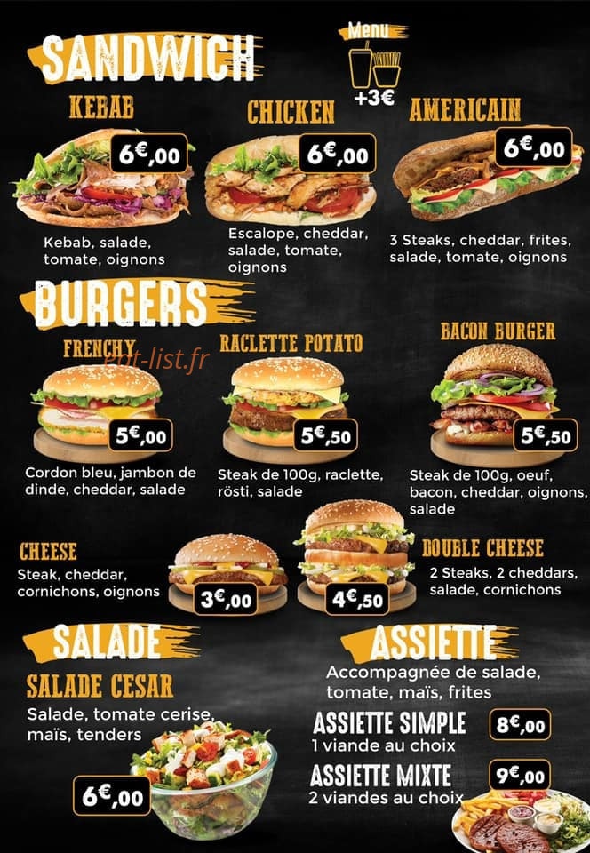 Next Tacos — carte page 4
