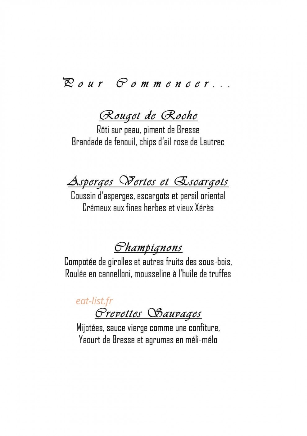 Restaurant Le Meulien — carte page 3