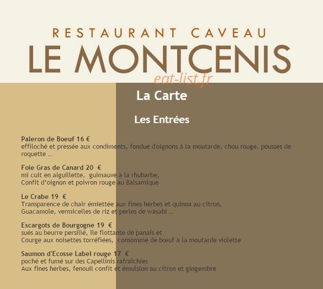 Le Montcenis — carte page 1