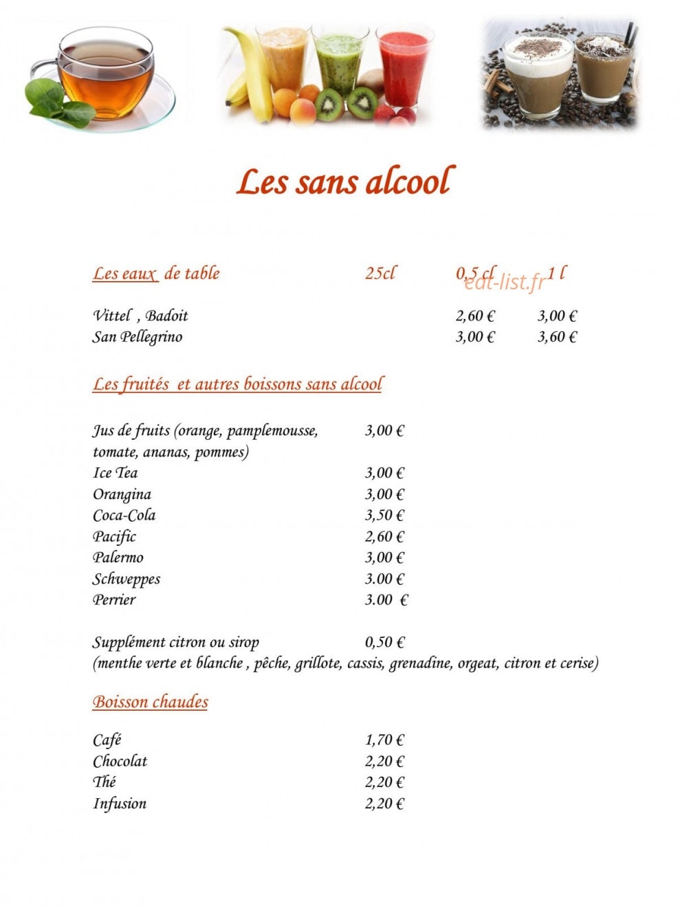 Le Relais Des Chasseurs — carte page 13