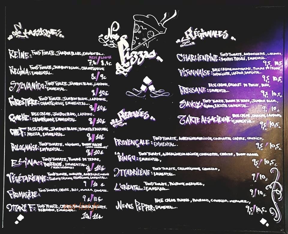 Le bistrot — carte page 2