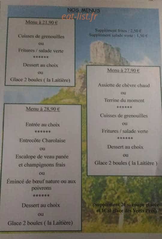 Le Villageois — carte page 1