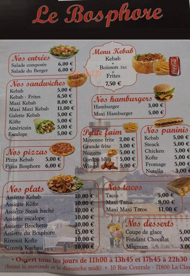 Le bosphore — carte page 1