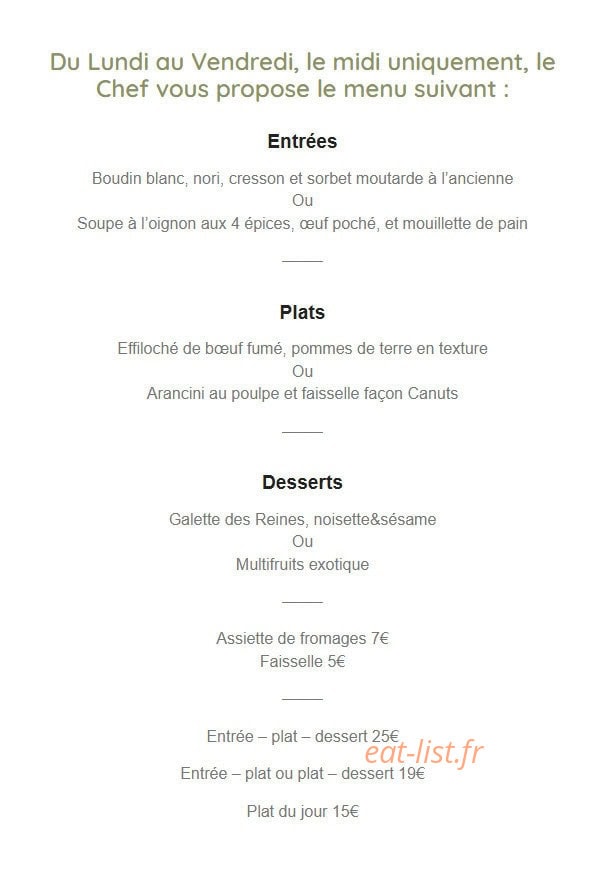 L'Aubépine — carte page 1