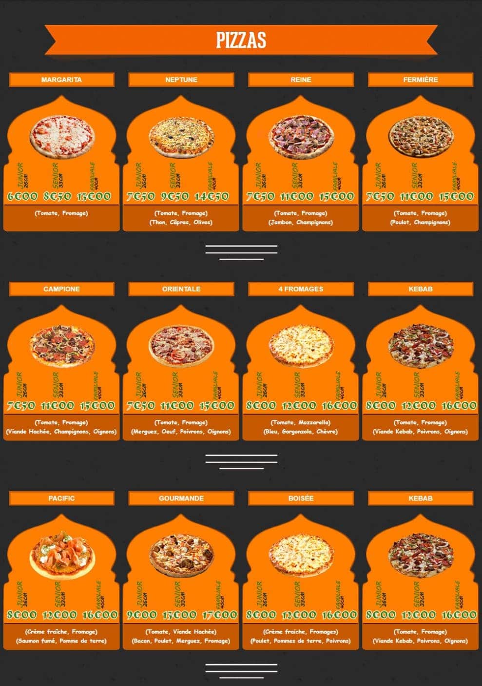 Bestfood — carte page 3