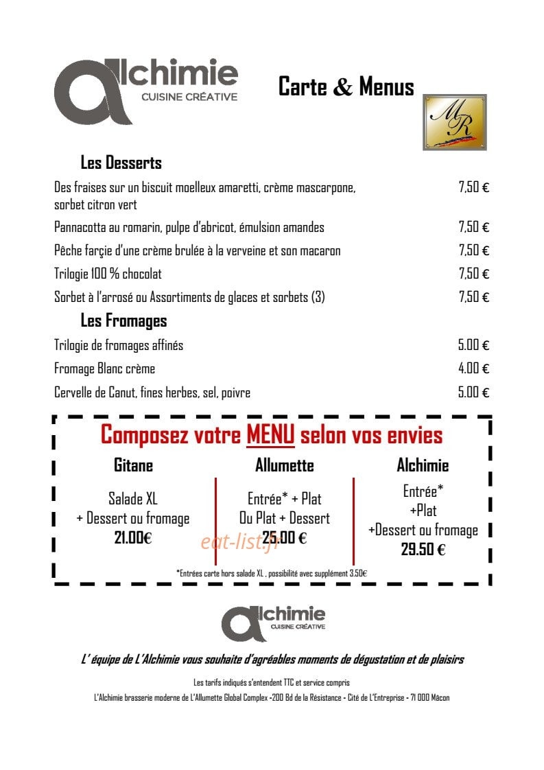 L’alchimie — carte page 4