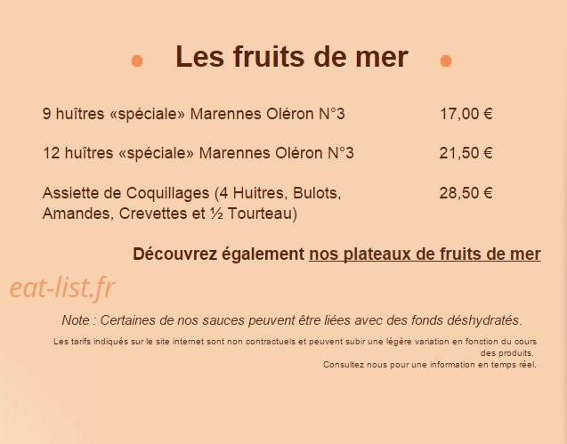 L’Ambroisie — carte page 6