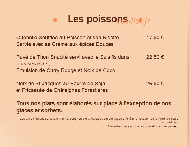 L’Ambroisie — carte page 7