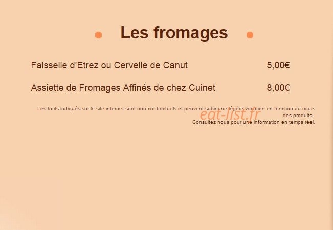 L’Ambroisie — carte page 9