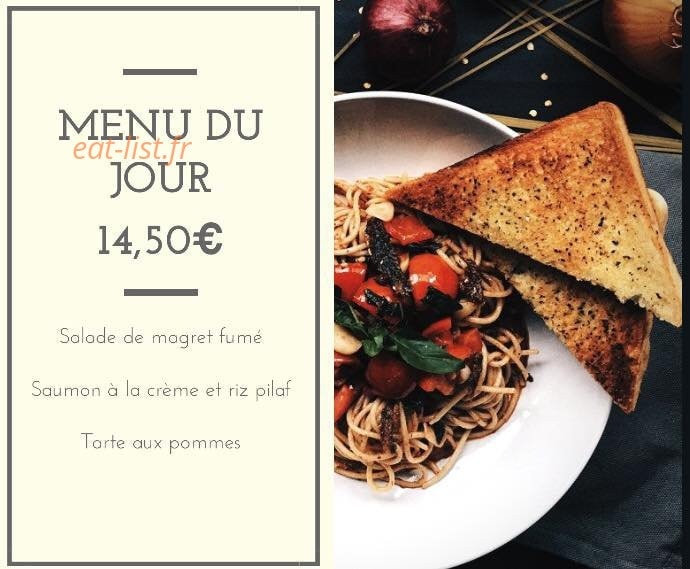 L'Atelier du chef — carte page 5