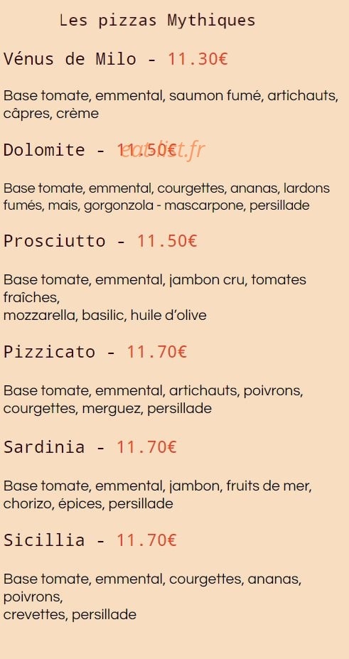 La Dolce Vita — carte page 7