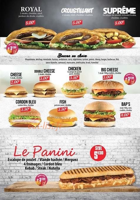 Le Cham’s — carte page 2