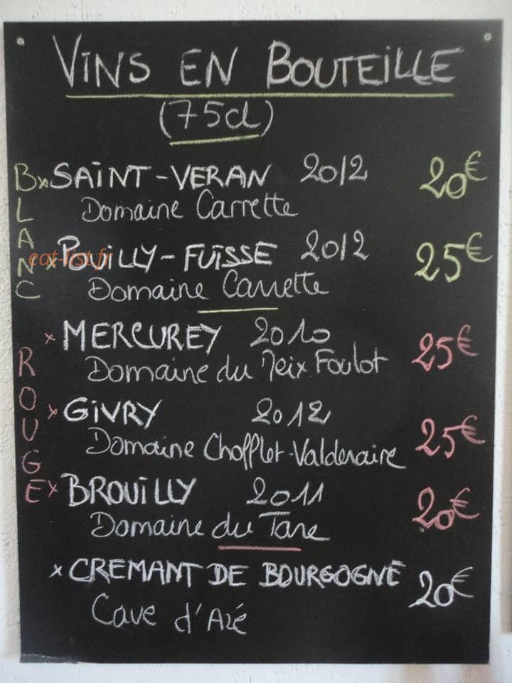 Le Comptoir d'Antoine — carte page 7