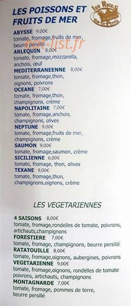 Les Rois de la Pizza — carte page 3