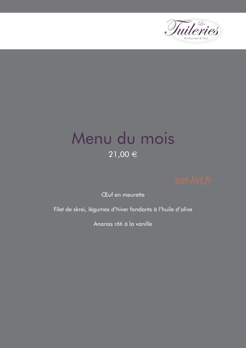Les Tuileries — carte page 8